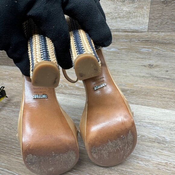 Schutz Woven Heel Pumps Women's Size - Picture 4 of 8